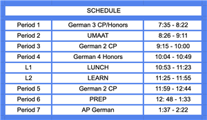 Schedule